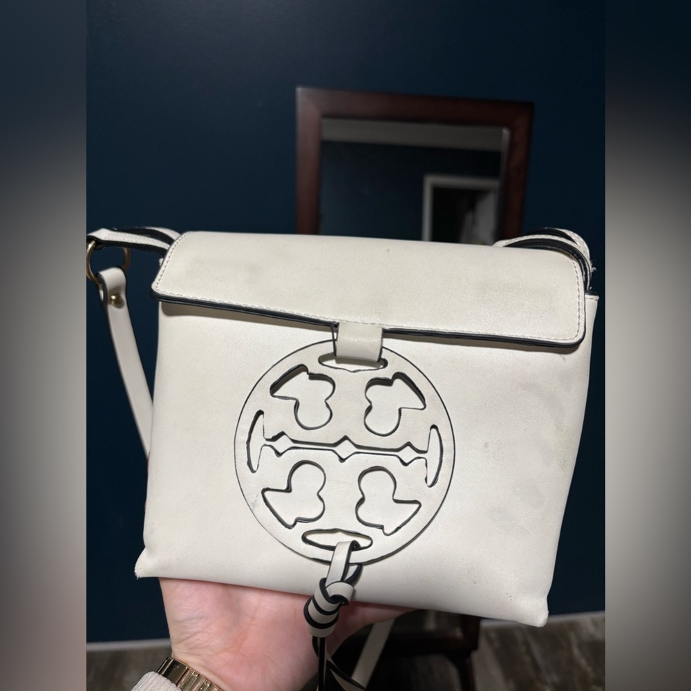 Tory Burch Miller Crossbody (white)